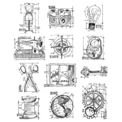 Tim Holtz - Mini Blueprints #3