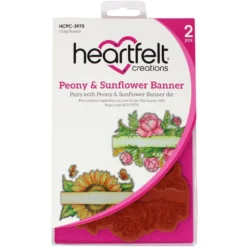 Heartfelt Creations - Peony & Sunflower Banner