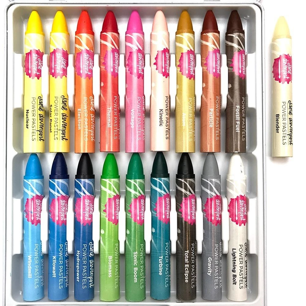 Jane Davenport Oil Pastel Crayons 18/Pkg 1 Jane Davenport Oil Pastel Crayons 18/Pkg