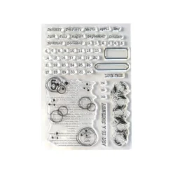 Elizabeth Craft Clear Stamps - Journal Dates & Months-Journal Your Life