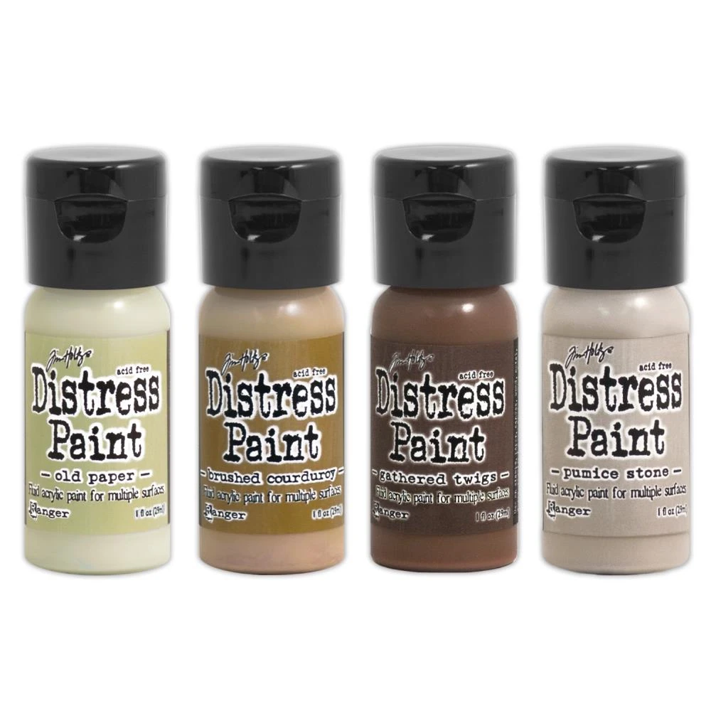 Tim Holtz Distress Paint W/Flip Top - Paint Kit #5 1 Tim Holtz Distress Paint W/Flip Top - Paint Kit #5