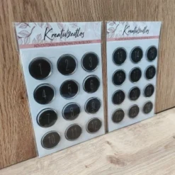Kreativzeitlos - Adventskalenderzahlen Im Block 2x A6