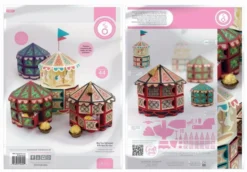 Tonic Studios • Stanzschablonen Gift Box Big Top Carousel