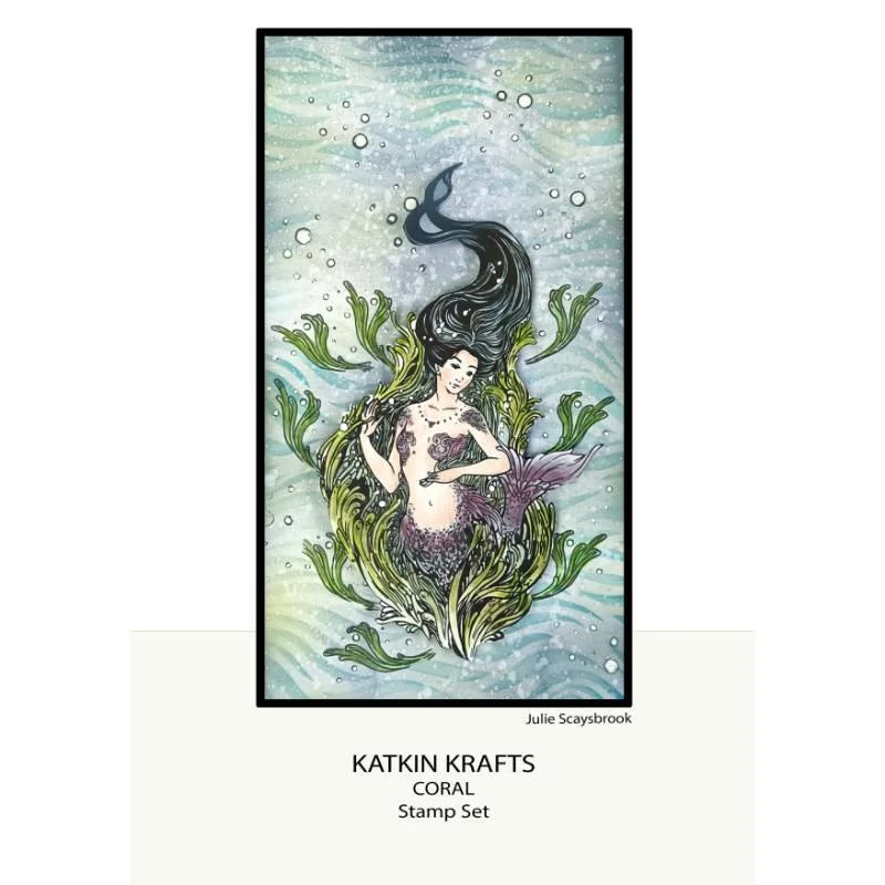 Katkin Krafts Coral 6 In X 8 In Clear Stamp Set 2 Katkin Krafts Coral 6 In X 8 In Clear Stamp Set - Image 2