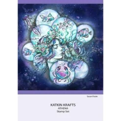 Katkin Krafts Athena 6 In X 8 In Clear Stamp Set -Basteltraum Verkauf Katkin Krafts KK0009 11