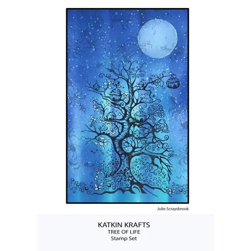 Katkin Krafts Tree Of Life 6 In X 8 In Clear Stamp Set 2 Katkin Krafts Tree Of Life 6 In X 8 In Clear Stamp Set - Image 2