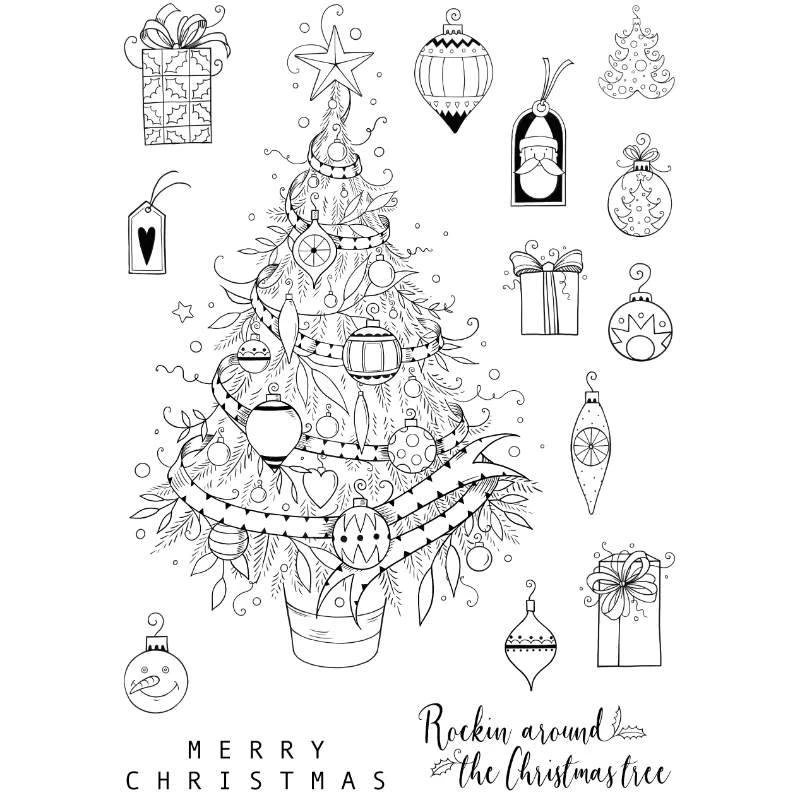 Pink Ink Designs Oh Christmas Tree 6 In X 8 In Clear Stamp Set 2 Pink Ink Designs Oh Christmas Tree 6 In X 8 In Clear Stamp Set - Image 2