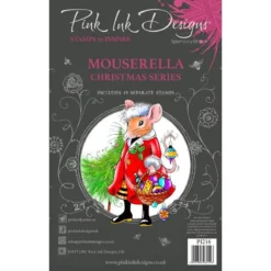 Pink Ink Designs Mouserella 6 In X 8 In Clear Stamp Set