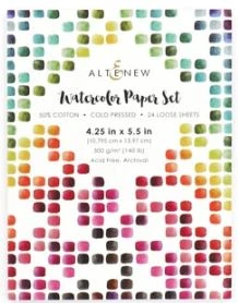 Watercolor Paper Set (A2 Loose Sheets)