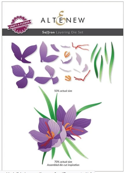 Altenew - Craft-A-Flower: Saffron Layering Die Set 1 Altenew - Craft-A-Flower: Saffron Layering Die Set