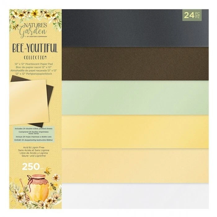 Bee Youtiful Collection - Luxury Parelmoer Card Pad 1 Bee Youtiful Collection - Luxury Parelmoer Card Pad