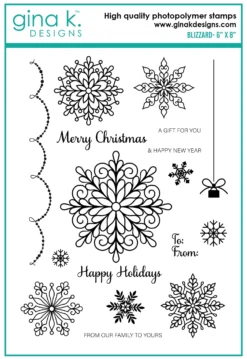 Gina K Designs - STAMPS- Blizzard