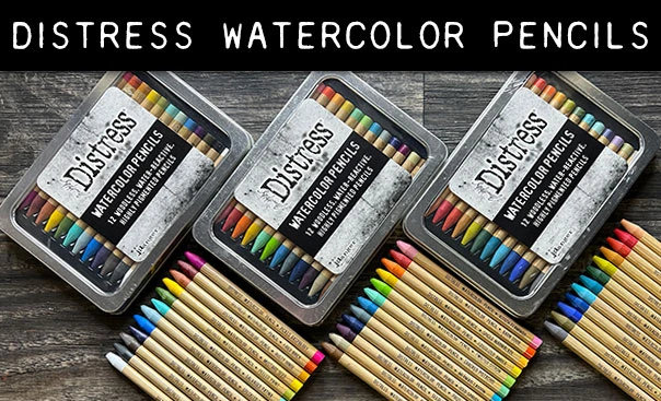 SET 1-3 - Ranger Tim Holtz Distress Watercolor Pencils 1 SET 1-3 - Ranger Tim Holtz Distress Watercolor Pencils