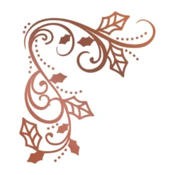 Couture Creations Highland Christmas Hotfoil Stamp Highland Corner