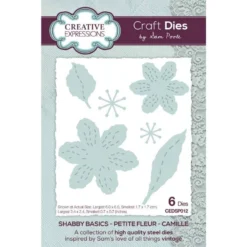 Creative Expressions Sam Poole Shabby Basics Petite Fleur – Camille Craft Die