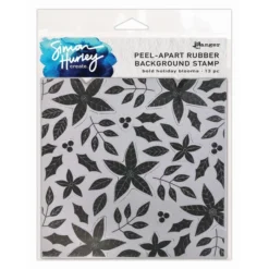Simon Hurley Create. Background Stamp Bold Holiday Blooms