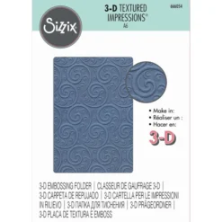 Sizzix • 3-D Textured Impressions Embossing Folder Ornamental Spiral