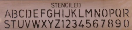 Stenciled 1 Stenciled