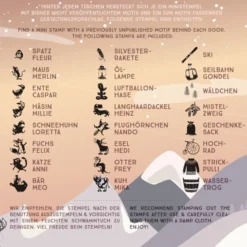 Cat On Appletrees - Ministempel-Adventskalender 5 11 Cat On Appletrees - Ministempel-Adventskalender 5 -Basteltraum Verkauf ministempel adventskalender 52