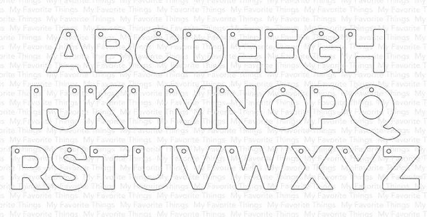 My Favorite Things - Personalized Tags Die-namics