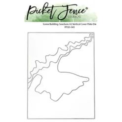 Picket Fence Studios Scene Building: Seashore A2 Vertical 4x6 Inch Cover Plate Die