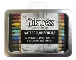 Ranger Tim Holtz Distress Watercolor Pencils 12 St Kit #1