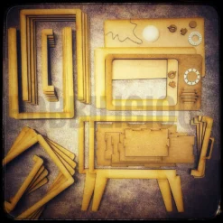Hobbilicious - Retro Mini Television Kit