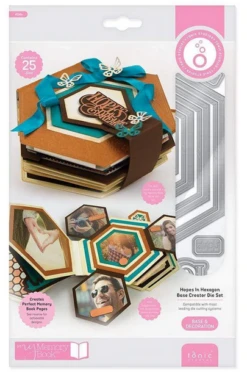 Tonic Studios - My Memory Book - Hopes In Hexagon Base Creator Die Set