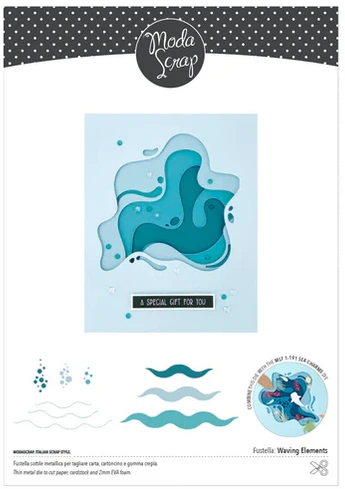 MODASCRAP FUSTELLA - WAVING ELEMENTS 1 MODASCRAP FUSTELLA - WAVING ELEMENTS