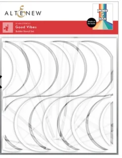 Altenew - Good Vibes Stencil Set (3 In 1)