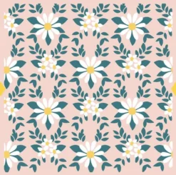 Honey Bee - Daisy Lattice - Set Of 4 Layering Background Stencils