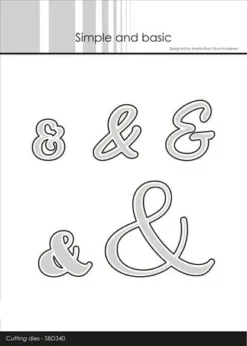 Simple And Basic - Ampersand Outline For SBC161 Cutting Dies