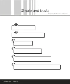 Simple And Basic Banners W/ Hanger Cutting Dies