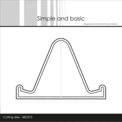 Simple And Basic Card Holder Cutting Dies