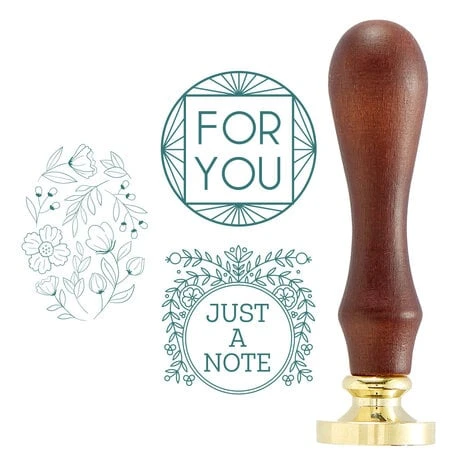 Spellbinders - All-Occasion 1 Wax Seal Stamps (3pcs) 1 Spellbinders - All-Occasion 1 Wax Seal Stamps (3pcs)