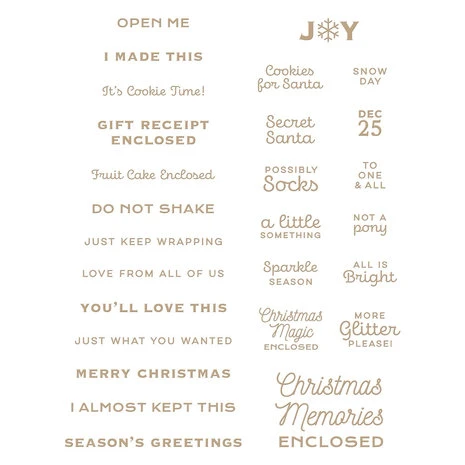 Spellbinders - Christmas Magic Glimmer Hot Foil Plate 1 Spellbinders - Christmas Magic Glimmer Hot Foil Plate