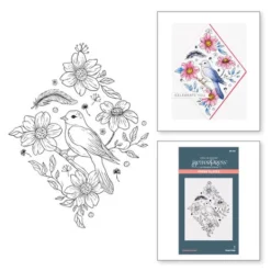 Spellbinders -BetterPress - Diamond Aviary Press Plate