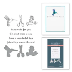 Spellbinders -BetterPress - Handmade For You Icons Press Plate & Die Set