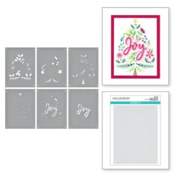Spellbinders - Layered Joy Tree Stencils