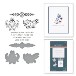 Spellbinders -BetterPress - Let's Chat Soon Icons Press Plate & Die Set