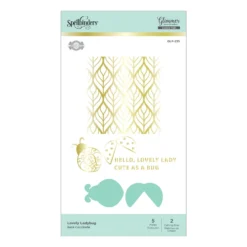 Spellbinders Lovely Ladybug Glimmer Hot Foil Plate & Die Set