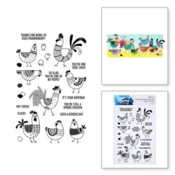 Spellbinders - Spring Chicken Clear Stamp