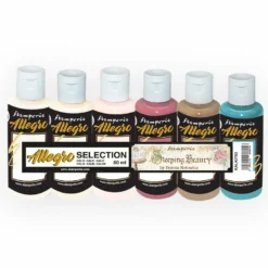 Stamperia - Kit 6 Allegro Colors Sleeping Beauty KALKIT02