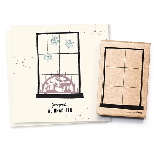 Cats On Appletrees - Stempel Fensterrahmen 1 Cats On Appletrees - Stempel Fensterrahmen