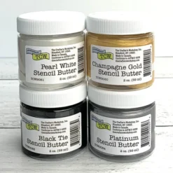The Crafter's Workshop - Celebration Stencil Butter 2 Oz. (4pcs)