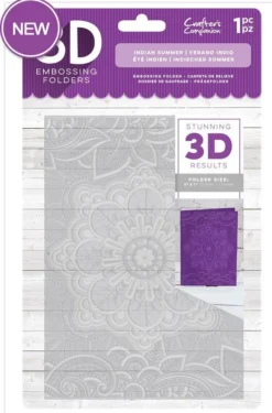 Crafter’s Companion 3D Embossing Folder - Indian Summer